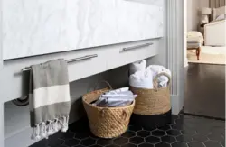 Photo of linen in the bathroom photo