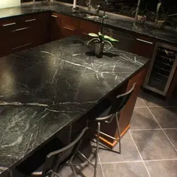 Ошхона countertop акс мармар сиёҳ