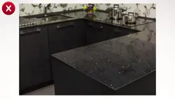 Ошхона countertop акс мармар сиёҳ