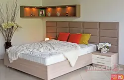 Кровать и тумбы для спальни фото