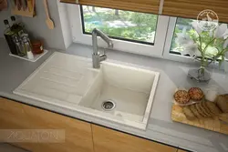 Sink With Drainer In The Kitchen Photo