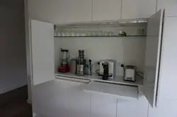 Cabinet for appliances in the kitchen photo