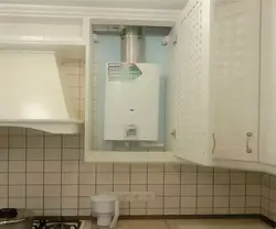 Hood in the kitchen in Khrushchev photo