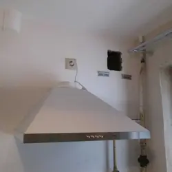 Socket for hood in the kitchen photo