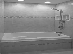 Bathroom in a tile box photo
