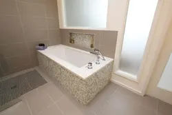 Ванная в коробе из плитки фото