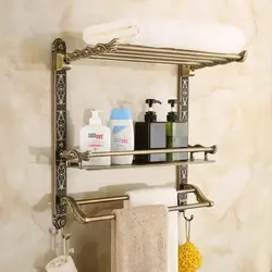 Bathroom Shelf For Towels Photo