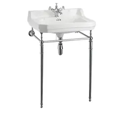 Sink with legs in the bathroom photo