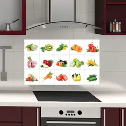 Mətbəx kafel etiketləri fotoşəkili