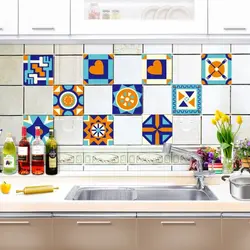 Kitchen tile stickers photo