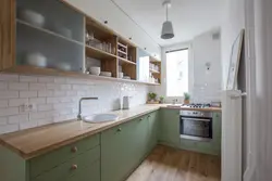 Столешница олива в интерьере кухни фото