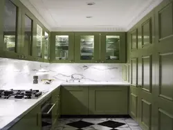 Столешница олива в интерьере кухни фото