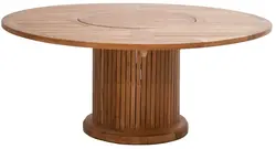 Round Wooden Tables For The Kitchen Photo