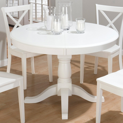 Round wooden tables for the kitchen photo