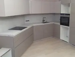 Kitchen countertop olive pearl photo