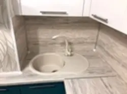 Kitchen countertop olive pearl photo