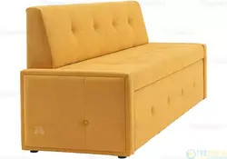 Sofas without armrests for the kitchen photo
