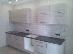 Photo of a kitchen made of chipboard and mdf