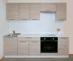 Photo of a kitchen made of chipboard and mdf