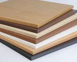 Photo of a kitchen made of chipboard and mdf