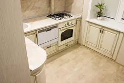 Столешница для кухни мрамор бежевый фото