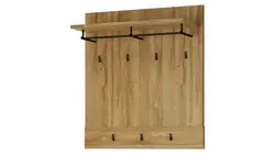 Panel with hooks in the hallway photo