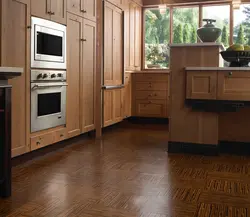 Laminat Fotoşəkil Altında Mətbəxdə Linoleum