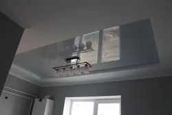 Gray Suspended Ceiling In The Kitchen Photo