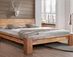 Photo of 2 wooden beds