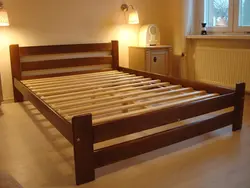 Photo of 2 wooden beds
