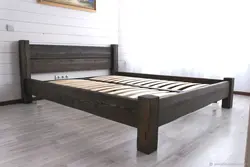 Photo of 2 wooden beds