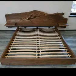 Photo of 2 wooden beds