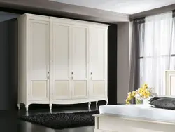 Bedroom wardrobe with legs photo
