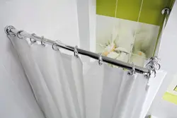 Vanna otağı üçün pərdə çubuğu şəkli