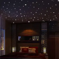 Ceiling Starry Sky In The Bedroom Photo