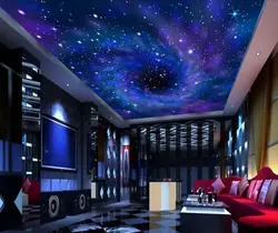 Жатын Бөлмесінің Фотосуретіндегі Төбедегі Жұлдызды Аспан