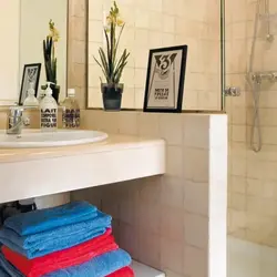Toilet Between Bathtub And Sink Photo