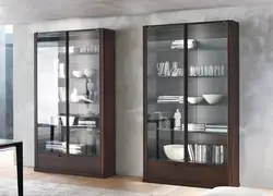 Racks for dishes in the living room photo