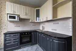 Кухня цёмны верх цёмны ніз фота