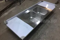 Countertop аз пӯлоди зангногир барои акс ошхона