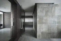 Microcement for walls photo in the hallway