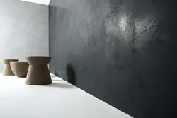 Microcement барои деворҳои акс дар долон