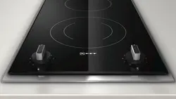 Electric hob photo in the kitchen