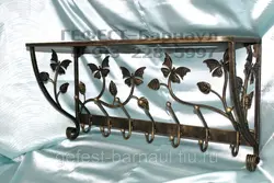 Forged hangers for the hallway wall photos