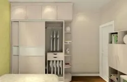 Wardrobe With Mezzanine In The Bedroom Photo