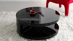 Round coffee tables for the living room photo