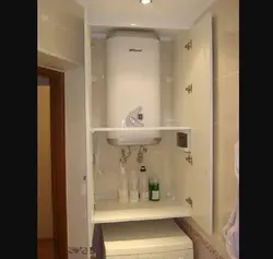 Хрущевтегі ваннадағы шкаф