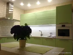Ошхонаҳои сафед бо акс пешдомани сабз