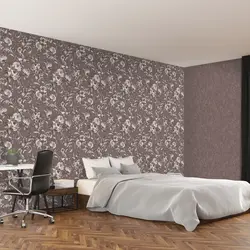 Wallpaper meter photo in the bedroom photo