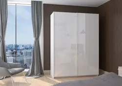 Oq porloq yotoqxona shkafi fotosurati